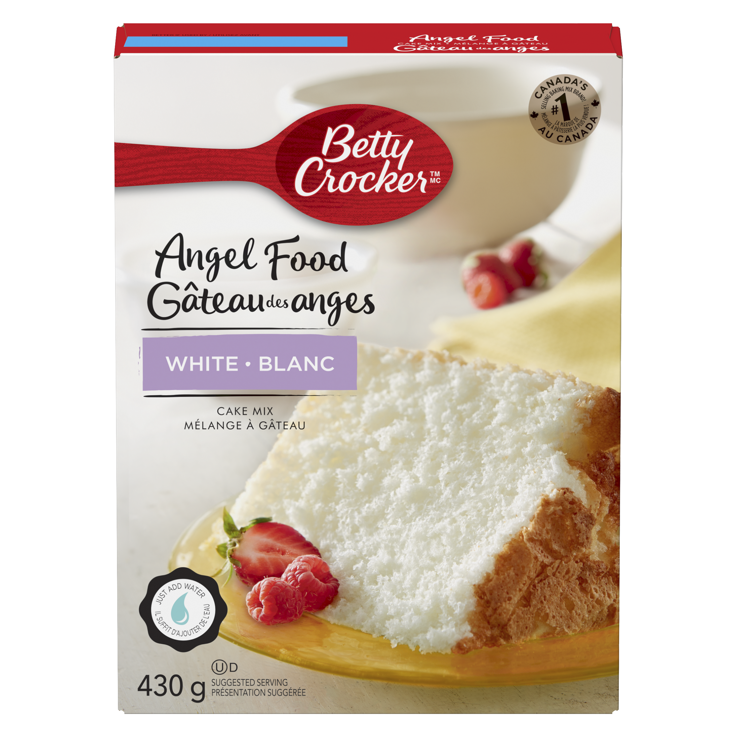 BC CAKE MIX ANGEL FOOD